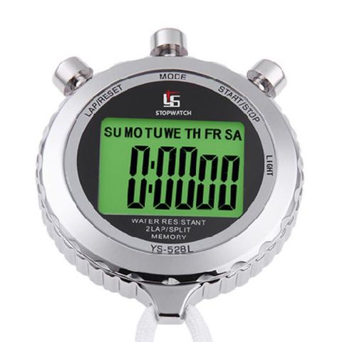 Silent Stopwatch with Light 0.01s Accuracy Countdown Timer Sports Stopwatch 7.4 x 6 x 1.5cm ► Photo 1/6