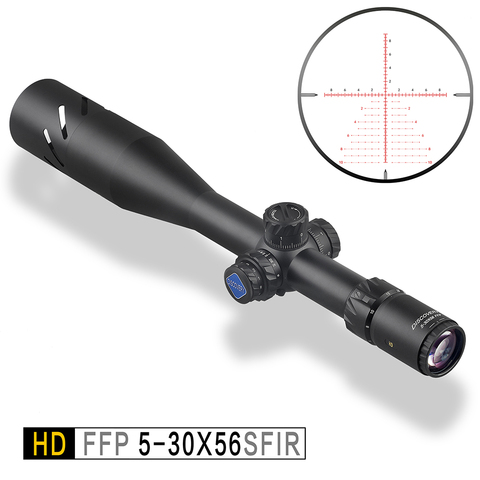 Long Range Riflescope Discovery HD 5-30X56 FFP 34mm Tube First Focal Plane Military Shooting with Illumination ► Photo 1/6