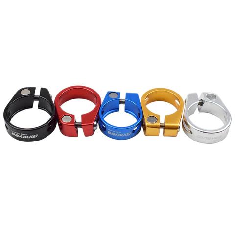 Durable 5 Colors 28.6 30.2 31.8 34.9mm Screw Lockable Alloy Mountain Bike Seat Clamp Road MTB Bicycle Seat Post Clamp ► Photo 1/6