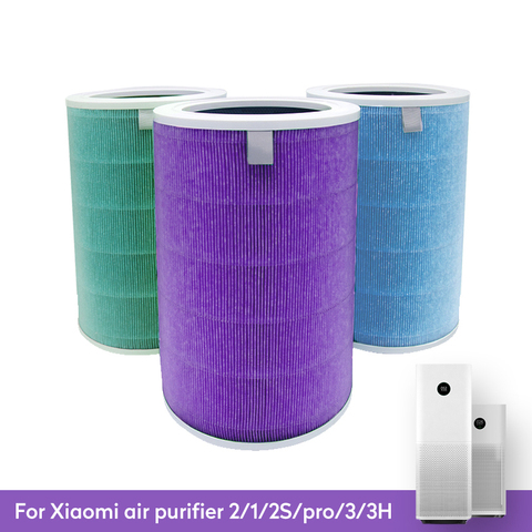 Air Filter For Xiaomi Air Purifier Mi 1/2/2S/3/3H Pro Air Purifier Carbon HEPA Replacement Filter Anti Bacteria formaldehyde ► Photo 1/6