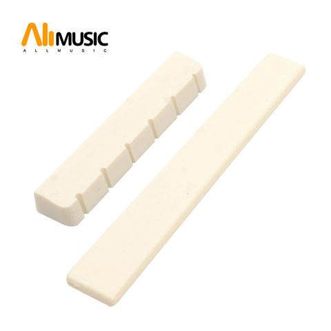 50pcs Classical Guitar Nut and Bridge Saddle Plastic 52MM 80MM Guitar Parts Ivory ► Photo 1/6