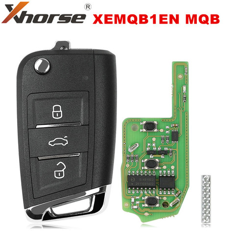 XHORSE XEMQB1EN Super Remote Key MQB Style 3 Buttons Built-in Super Chip English Version ► Photo 1/6