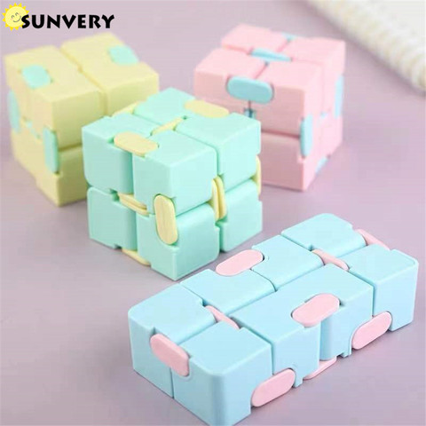 2022 Infinity Cube Fidget Toys Magic Anti-stress Endless Cube Kids Gift Antistress Hand Flip Finger Game New Trending Desk Toy ► Photo 1/1