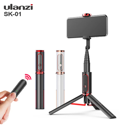 Ulanzi SK-01 Mini Bluetooth Selfie Remote Control Tripod Vertical Shooting Live Vlog Tripod Tripod Monopod ► Photo 1/6