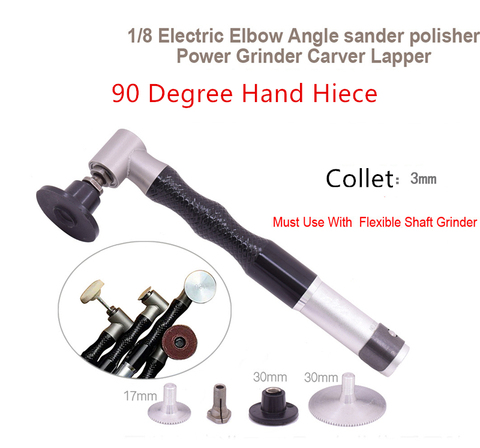 90 degree Handpiece For Foredom Motor anging Flexible Shaft Grinder Mill Grinder Mesin ► Photo 1/6