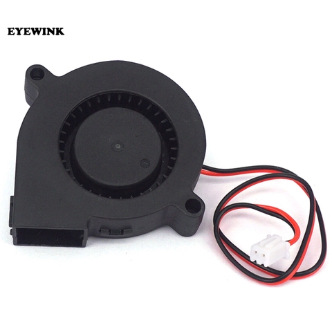 5015 Air blower 12V 24V Ultra-quiet Oil Bearing about 7500 RPM Turbo Small Fan For  Multifunctional Heat Dissipation ► Photo 1/1