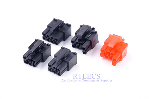 5 pcs GPU 4.2 mm 6 8 6+2 PIN Receptacle Housing for PCI-E PCIe Graphics Card video card Power Connector Shell ► Photo 1/6