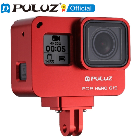 Buy Online Puluz Hard Case For Gopro Hero 7 Black 6 Housing Shell Protective Cage Insurance Frame Housing For Go Pro Hero 5 6 Hero 18 Alitools