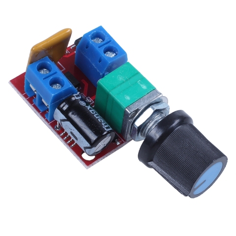 Mini DC Motor PWM Speed Controller 3V 6V 12V 24V 35VDC 90W 5a DC Motor Speed Control Switch LED Dimmer ► Photo 1/6