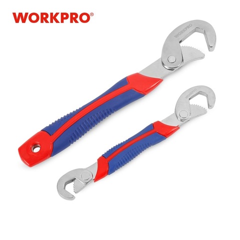 WORKPRO Universal Wrench Set Spanners Hand Tool Set Card Holder Plumbing Tools Wrench Car Bicycle Repair Wrenchs Tool Set ► Photo 1/6