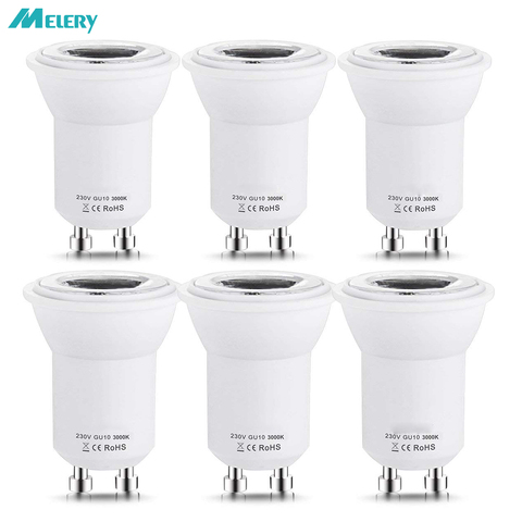 LED Light Bulb 2W Mini GU10 SMD  3000K Warm White 35Watt Replacement for Small  35mm Non Dimmable [Energy Class A+]6Pack ► Photo 1/6