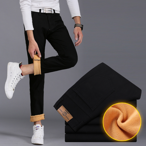 2022 Autumn Winter Causal Pants Men Street Slim Fit Pant Men Fashion Plus Size Trouser Cotton Straight Full Length Trousers Male ► Photo 1/6