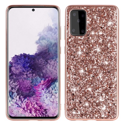 Glitter Case for Samsung Galaxy S20 FE Note 20 Ultra M51 M31S A42 5G A21S Shockproof Hard Plastic Plating Cover S20FE ► Photo 1/6