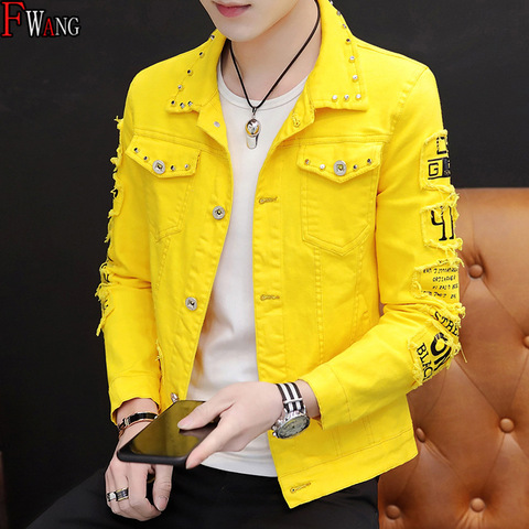 Spring And Autumn Jeans Coat Men's Korean-style Fashion Students Handsome Versatile Jacket MEN'S Wear Summer New Style Cowb ► Photo 1/6