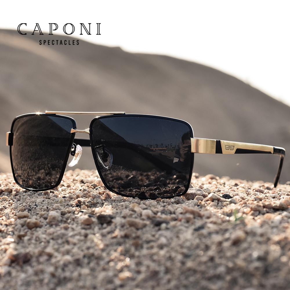 Price History Review On Caponi Brand Sun Glasses Polarized Men Day Driving Square Sunglasses Classic Metal Anti Reflection Shades For Male Uv400 Cp031 Aliexpress Seller Caponi Glasses Store Alitools Io