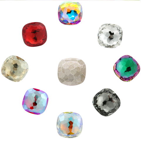 Astrobox High Quality Fat Square K9 Crystal Rhinestone DIY Clothing & Accessories Sew On Clothes Shoes Loose Beads ► Photo 1/6