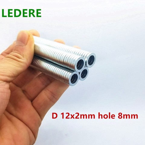 2/10/20/50PCS/lot Ring Magnets D 12-8*2 mm N42 Strong NdFeB Magnet 12*2 mm hole 8 mm Permanent magnet 12mm x 2mm 12-8 rare earth ► Photo 1/6