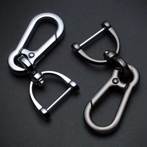 Creative Car Keychain Hanging Waist Simple Removable Key Chain Pendant Strong Carabiner Hook Auto Interior Men Women Gift ► Photo 1/6