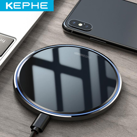 KEPHE USB C Fast 10W Wireless Charger For Huawei P30 Pro Xiaomi Mi 9 Samsung S10 S9 Qi 10W Quick Charge for iPhone 11 XS XR X 8 ► Photo 1/6