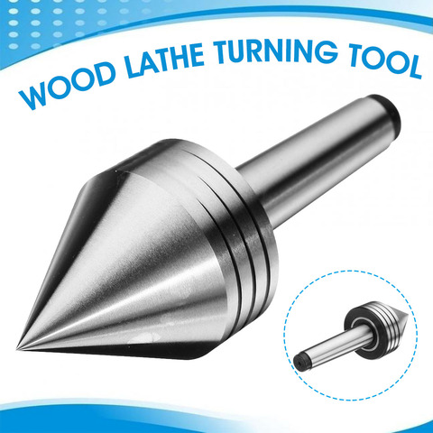 For CNC Cutter Lathe Tool MT2 Live Center Morse Taper Bearing Tailstock Center 0.001mm 60 Degree For Metal Wood Lathe Turning ► Photo 1/6