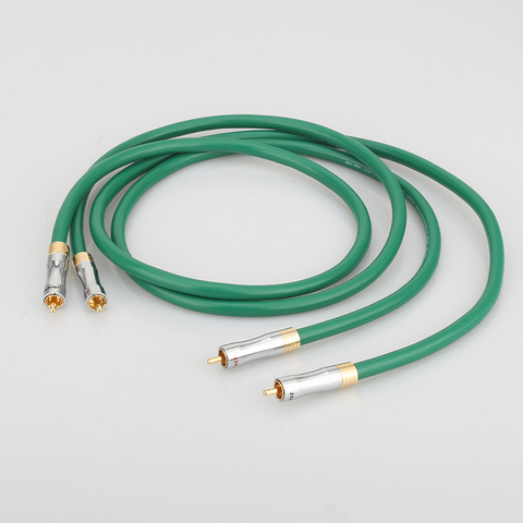 2328 audio 4N Copper RCA Interconnect audio cable with Pailicce gold plated RCA plugs male to male audio cable ► Photo 1/1