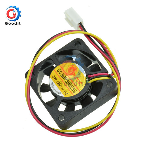 4010 Fan 12V Cooler Fan 3 Pin Oil Fans Dual Ball Bearing Cooler Cooling Fans 3d Printer Parts 4010 40*40*10mm ► Photo 1/6