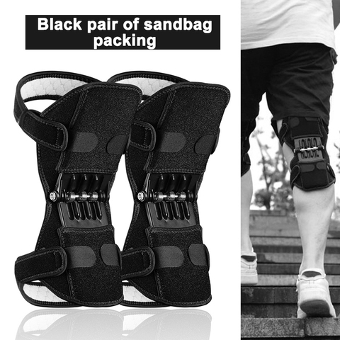 Knee Protector Joint Support Knee Pads Breathable Non-Slip Power Lift Knee Pads Rebound Spring Force Knee Booster Leg Protector ► Photo 1/6