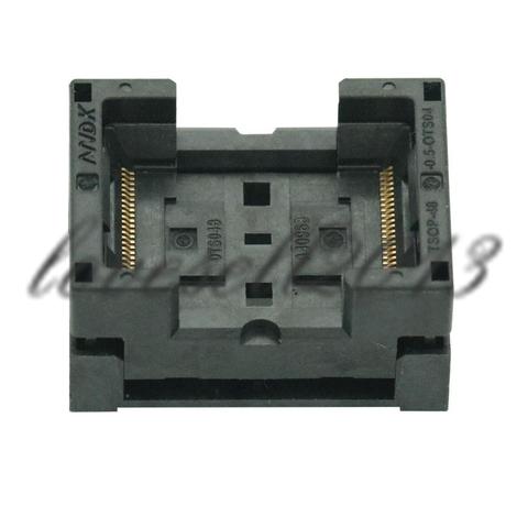 1PCS TSOP 48 TSOP48 Socket For Programmer NAND FLASH IC TSOP 48 Chip Test Socket IC Electrical Plugs ► Photo 1/4