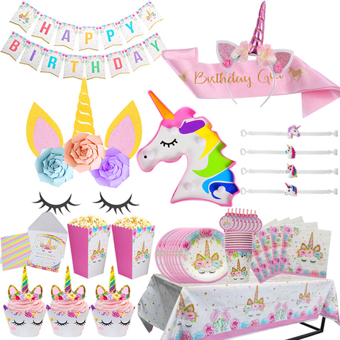 Unicorn Birthday Party Supplies, Unicorn Napkins, Paper Napkins