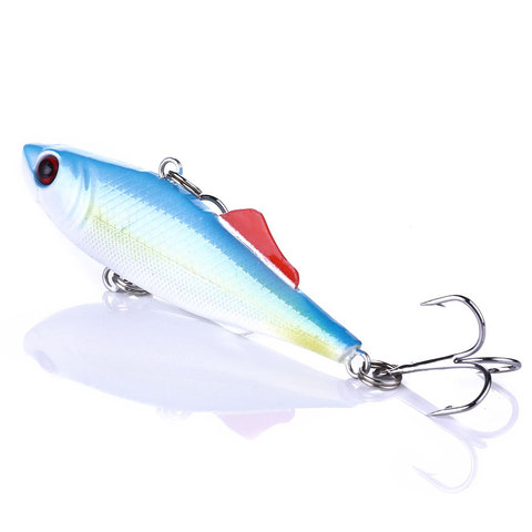 1PC 7cm 16g Sinking Vibration Fishing Lure VIB Bait Lead Inside Winter Ice Jigging wobbler Pike Carp Trout Bait tackle pesca ► Photo 1/6