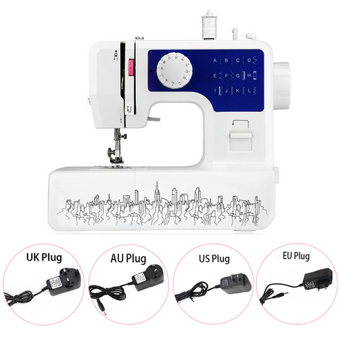 Household Electric Desktop Sewing Machine Overlock DIY clothes Multi-function cover stitches fabrics adjustable speed Hicello ► Photo 1/6