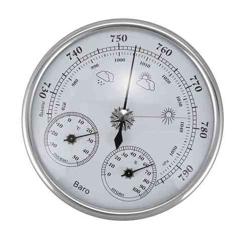 Wall Mounted Household Thermometer Hygrometer High Accuracy Pressure Gauge Air Weather Instrument Barometer ► Photo 1/6