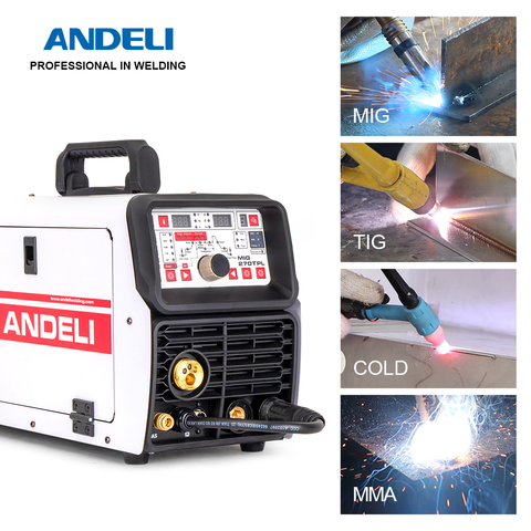 ANDELI MIG-270TPL MIG/TIG/Pulse TIG/MMA/COLD Welder 4 in 1 Multi-function Inverter Welding Machine with HF TIG Welding 220V ► Photo 1/6