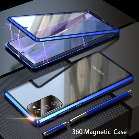Magnetic Metal Case For Samsung Galaxy note10 S10 Lite A30S A50 A51 A70 A71 a41 A10 A21S 5G a20e M51 m31 M21 Phone Cases Cove ► Photo 1/6
