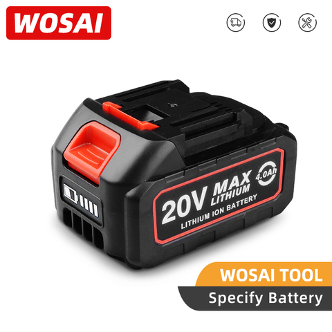 WOSAI Lithium-Ion Series 12V 16V 20V Cordless Drill/Jig Saw/Brushless Wrench/Screwdriver/Hammer/Angle Grinder Lithium Battery ► Photo 1/6
