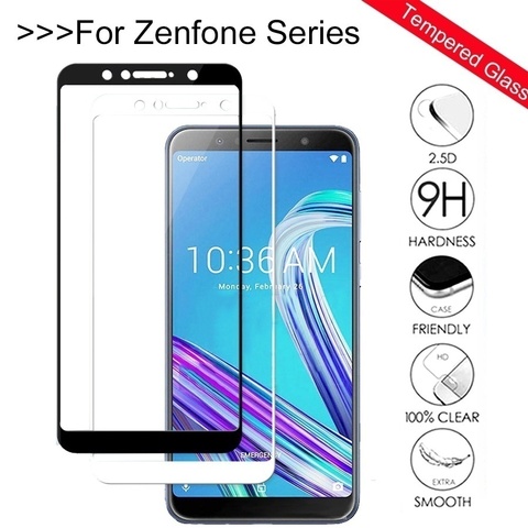 Screen Protector Glass for ASUS Zenfone Max Pro M1 ZB602KL ZB555KL 5 5Z Live L1 ZA550KL ZE620KL ZS620KL Protective Glass ► Photo 1/6