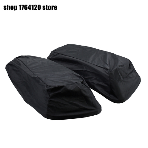 Motorcycle Saddlebag Lid Covers Bagger Audio Rain Dust Speaker Lids Waterproof For Harley Touring Street Electra Glide FLHX ► Photo 1/6