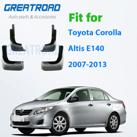 Mud Flaps For Toyota Corolla Altis E140 2007-2013 Mudflaps Splash Guards Mud Flap Front Rear Mudguards Fender 2008 2009 2010 ► Photo 1/6