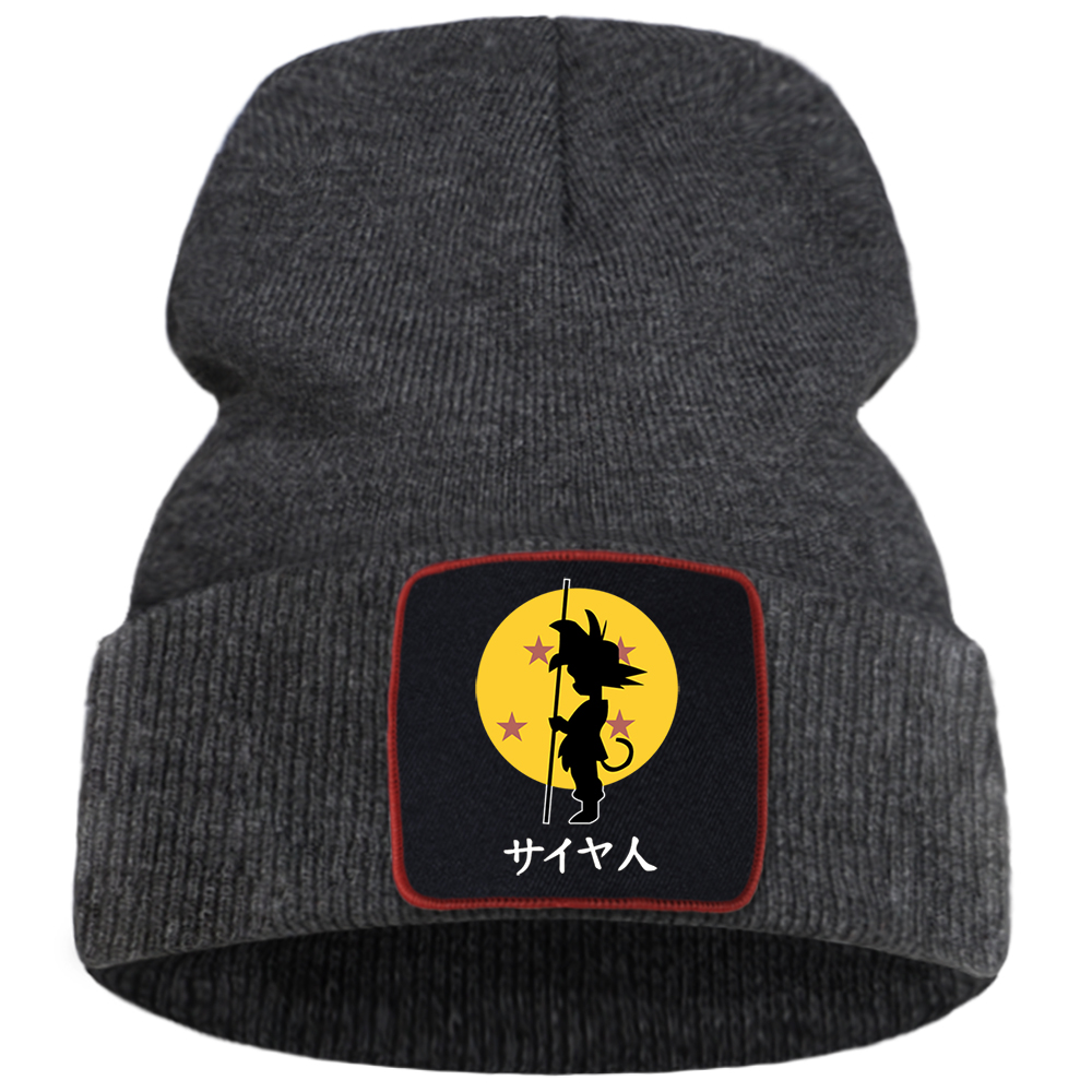 Buy Online Japan Funny Knitted Cap Mens Anime Street Bonnet Caps Breathable Hip Hop Skullies Hat Casual Outdoor Warm Beanie Hats Alitools