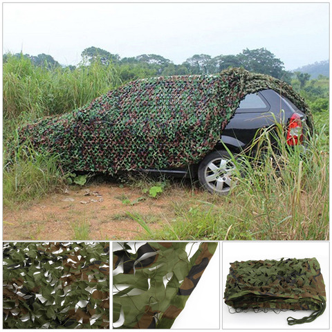 Woodland Camo Tent Camping Military Hunting Camouflage Net Cover Sun Shelter Tent Sun Shade Hunting Camo Netting Covers ► Photo 1/6