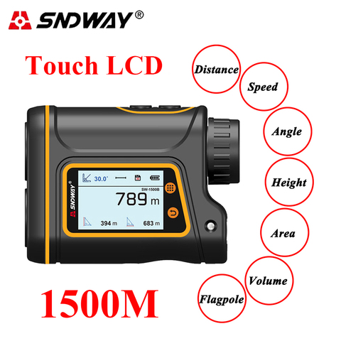 Sndway 600/800M-1500M Telescope Laser Rangefinder Digital Laser Distance Meter Monocular Golf Hunting Laser Range Finder ► Photo 1/6