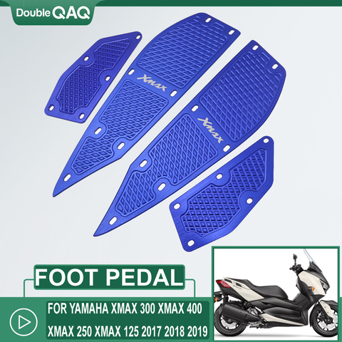 Motorcycle X MAX Footrest Foot Pads Pedal Plate Pedals For Yamaha XMAX 300 XMAX 400 XMAX 250 XMAX 125 2017 2022 Accessories ► Photo 1/6