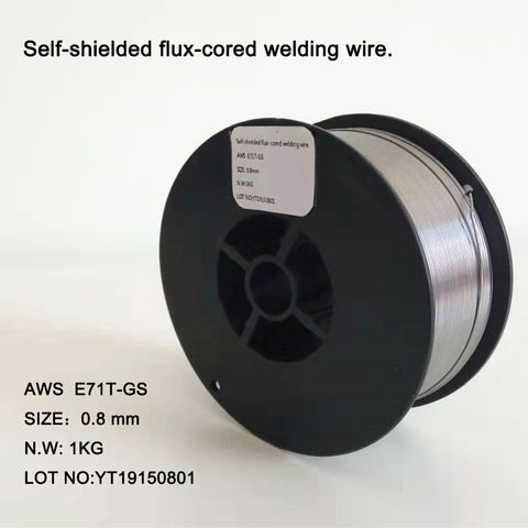 Self-shielded flux-cored welding wire AWS E71T-GS - 0.8mm and 1.0mm ► Photo 1/2