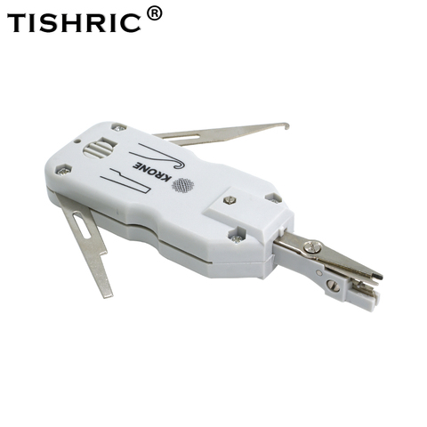 TISHRIC Krone Short Punch Down Tool crimping pliers Networking crimping Tool for Telephone rj45 Module Network Patch Panel ► Photo 1/6