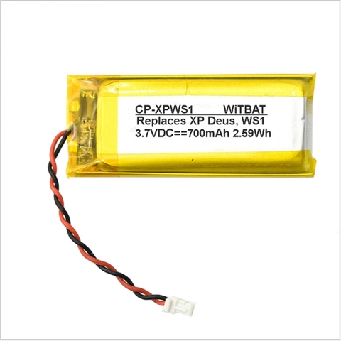 700 mAh Battery for Metal Detector XP Deus WS1 WS2 WS3  WS4 WS5 Metal Detector ► Photo 1/5