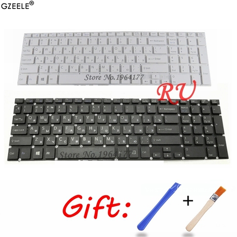 NEW Russian RU laptop Keyboard for Sony VAIO SVF152C29V SVF153A1QT SVF152 SVF15A100C SVF152100C SVF153 SVF1521Q1RW SVF15 ► Photo 1/4