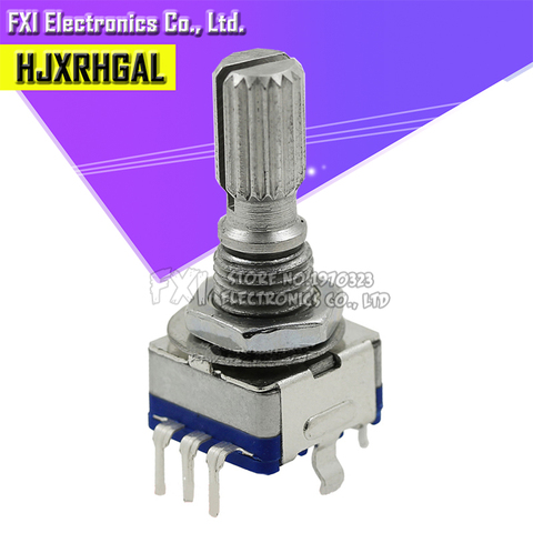 5PCS Plum handle 20mm rotary encoder coding switch / EC11 / digital potentiometer with switch 5 Pin ► Photo 1/2