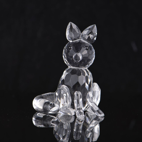 Crystal Glass Swiper Fox Crystal Figurines Lovely Fox Animal Paperweight Home Table Ornament Decors Great Kids Birthday Gifts ► Photo 1/6