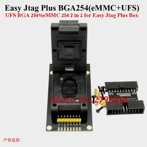 Z3X Easy Jtag Plus BGA 254   eMMC+UFS  2 in 1 Function  Socket ► Photo 1/6