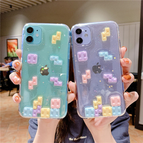 Buy Online Funny Game Pattern Glitter Cases For Iphone 12 Mini 11 Pro Max 7 8 Plus X Xr Xs Max Se Phone Case Cute Silicone Back Cover Alitools